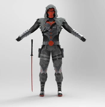 Red Ronin Full Armor for Cosplay - Image 6