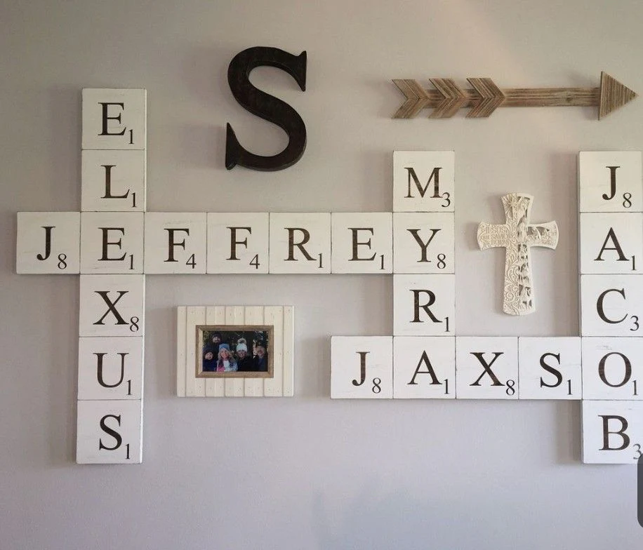 Scrabble Tile Decor