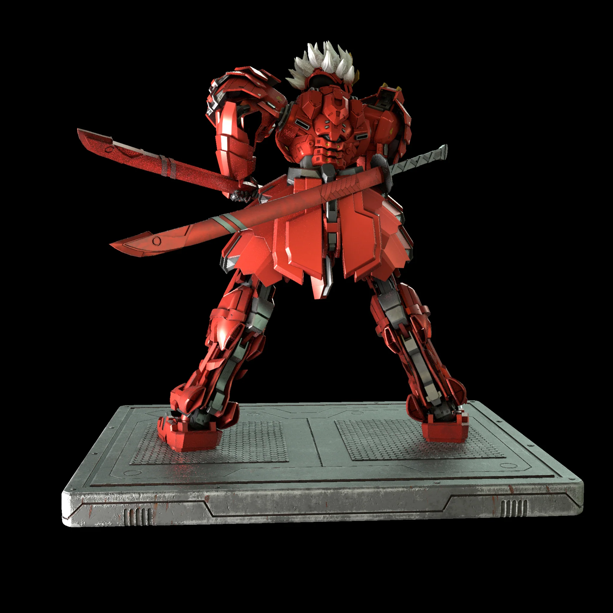 Shingen Takeda Gundam Statue - Image 3