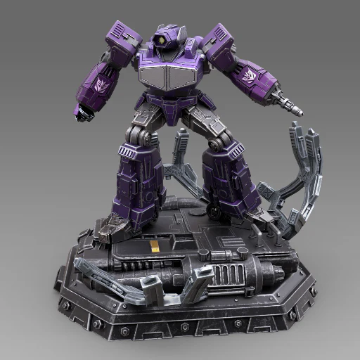 Shockwave Statue STL