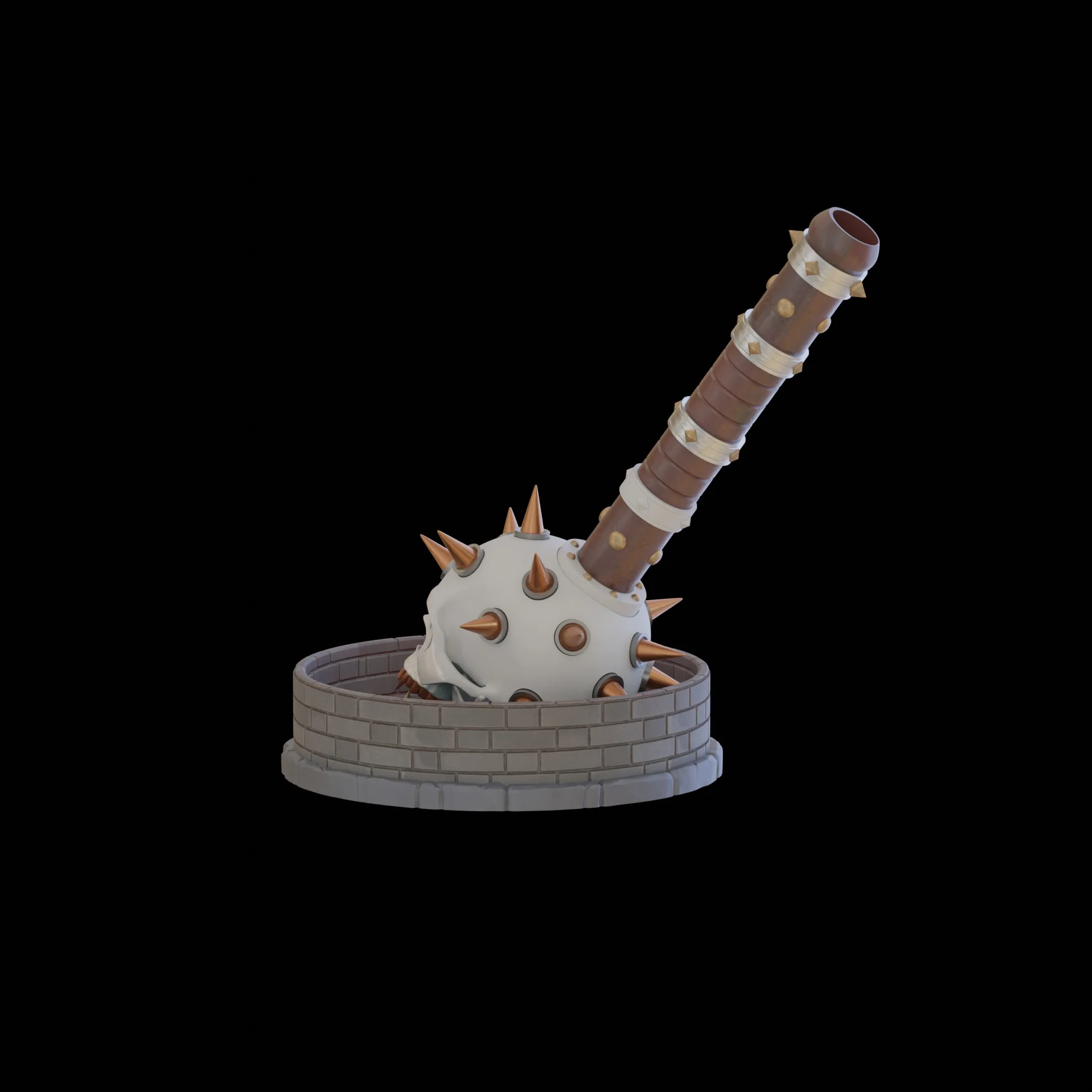 Skull Mace Dice Tower - Image 4