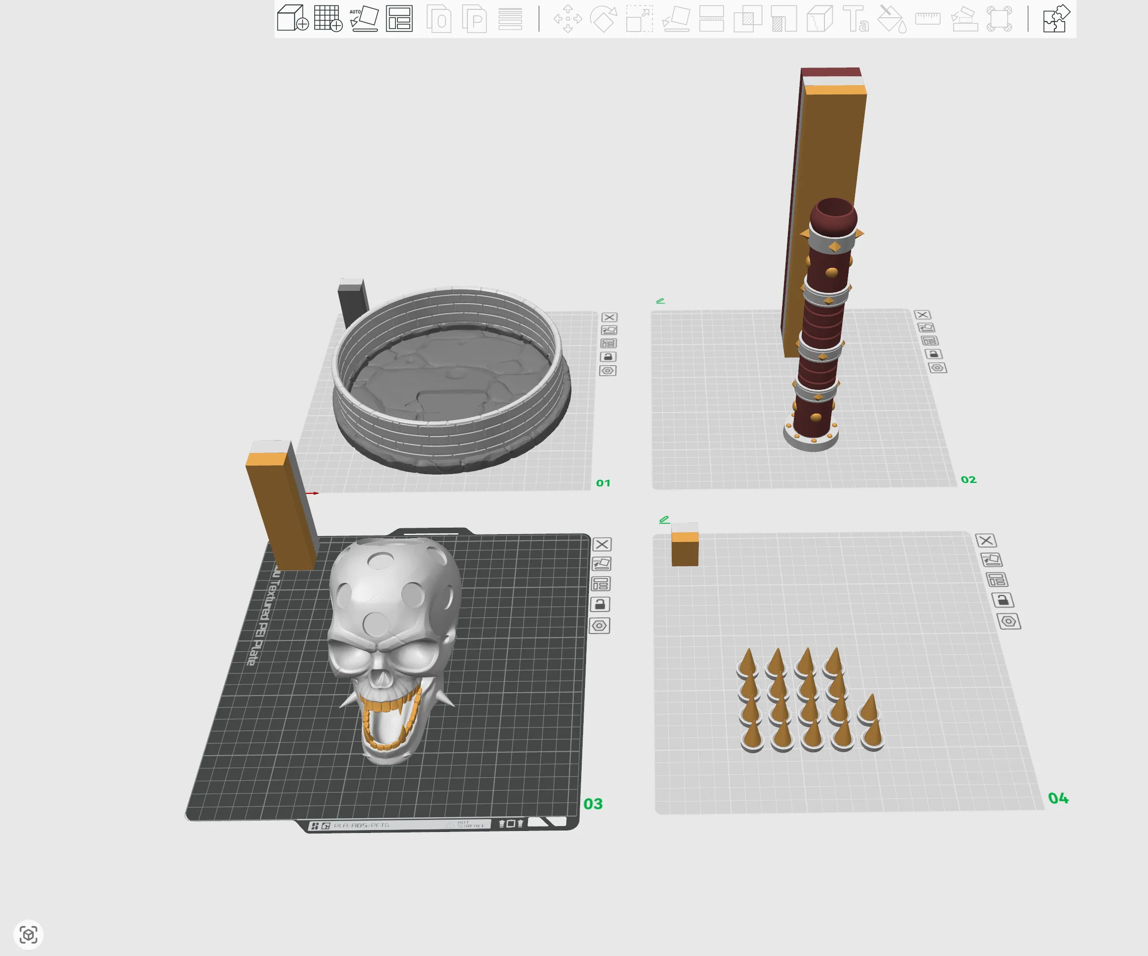 Skull Mace Dice Tower - Image 8
