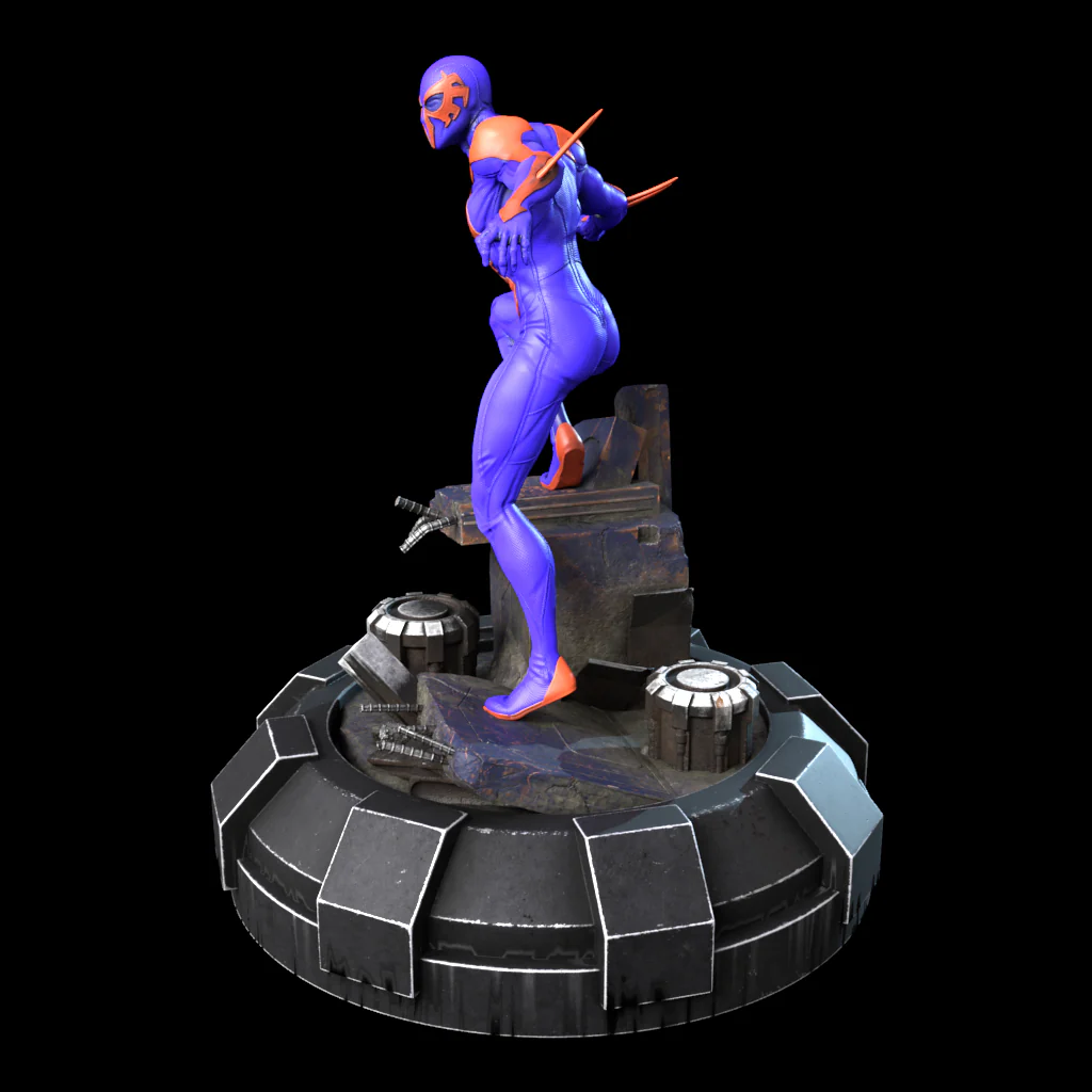 Spiderman 2099 Statue - Image 5