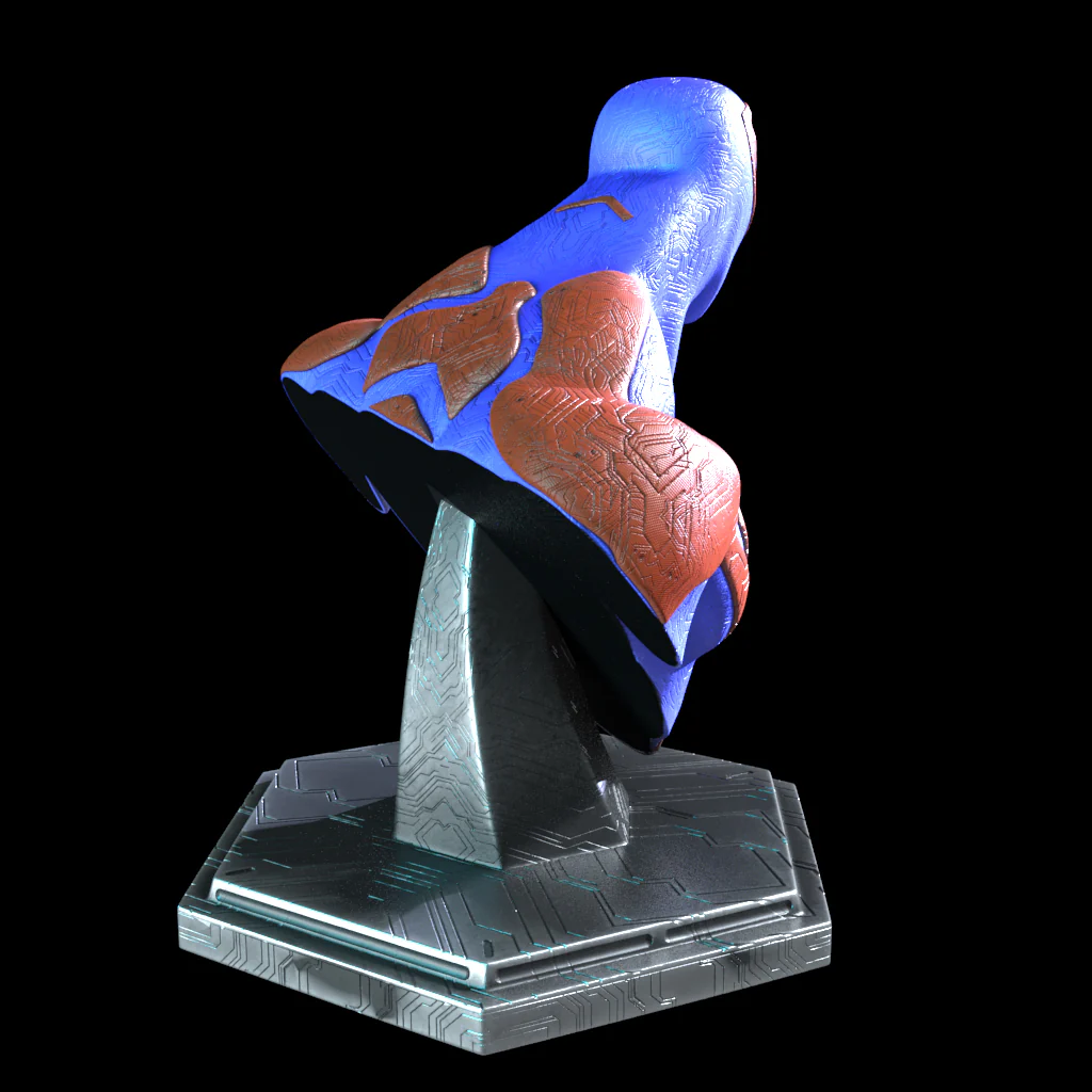Spiderverse Spiderman 2099 Bust - Image 4