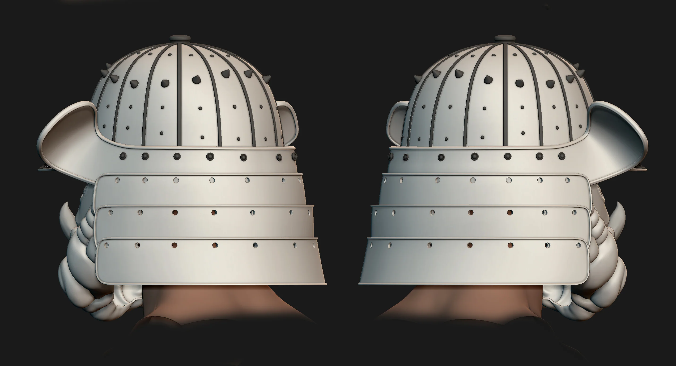 Stormtrooper Samurai Oni Helmet - Image 4