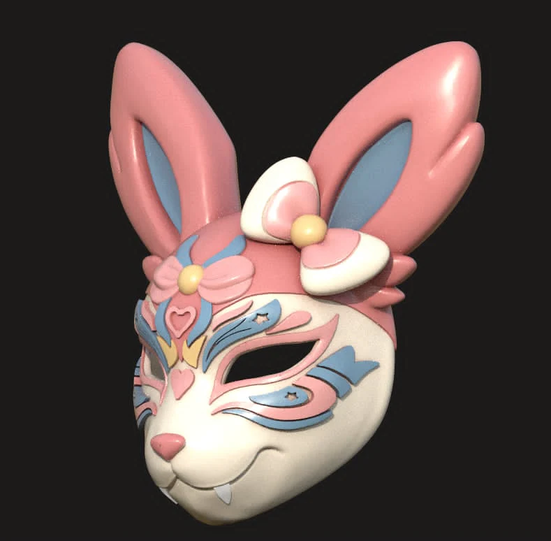 Sylveon Kitsune Mask - Image 2