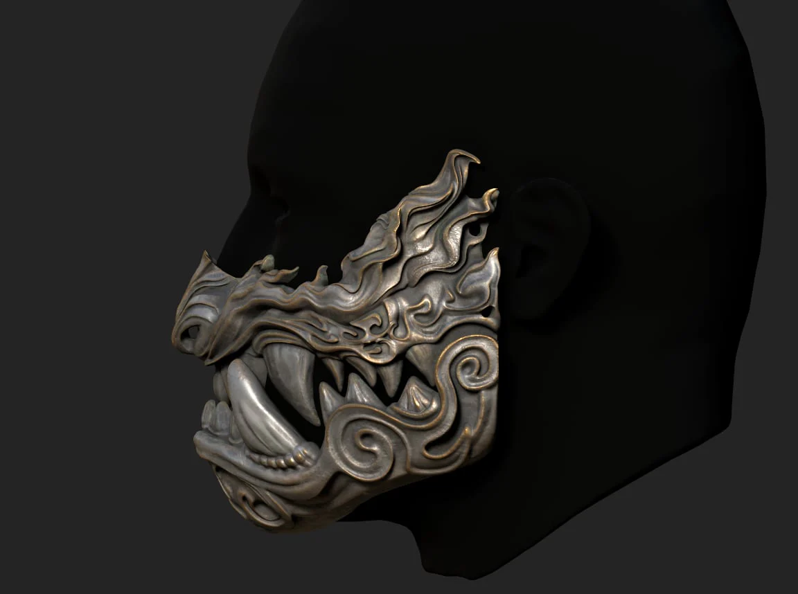 Tiger Mempo Mask - Image 3