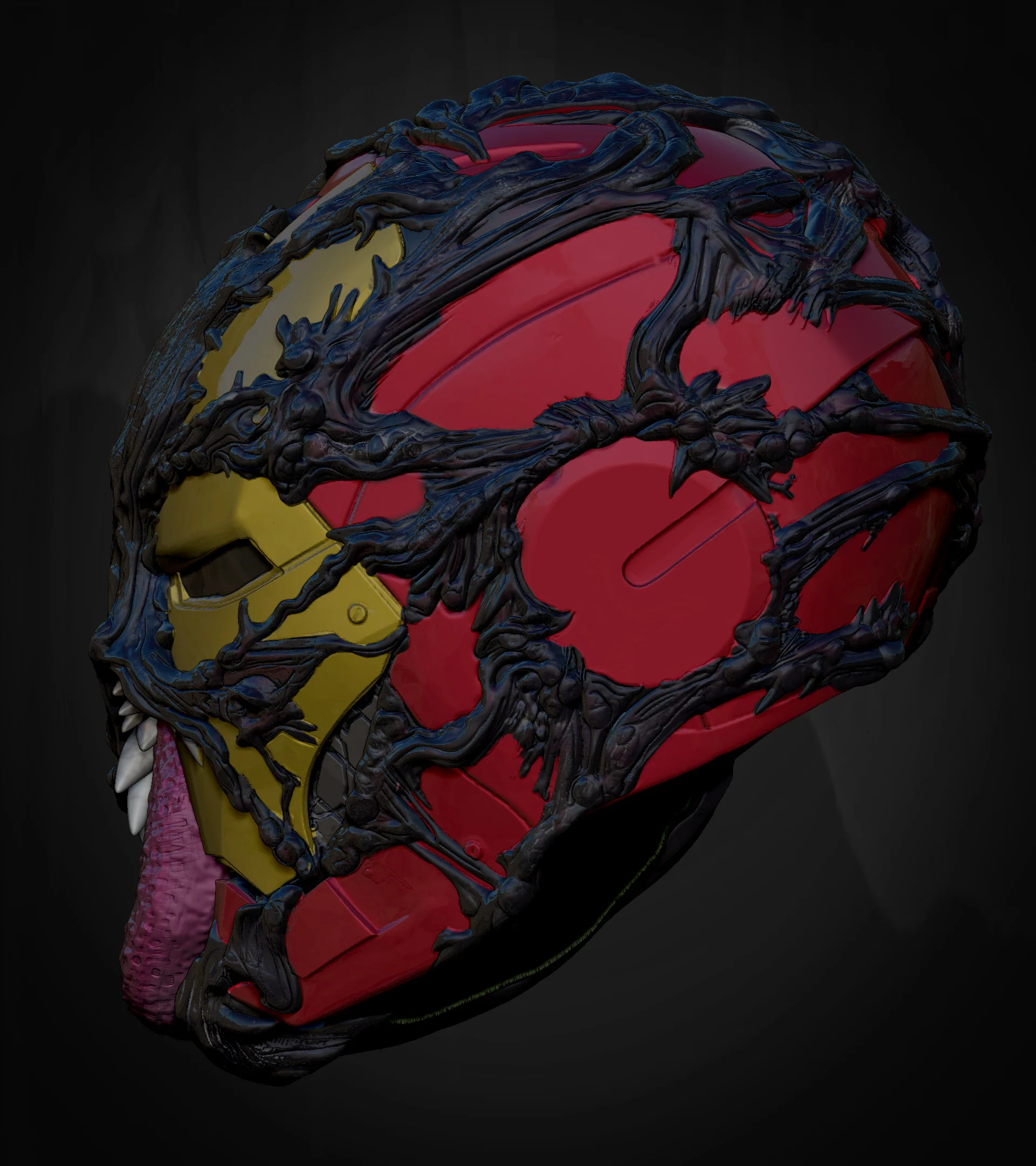 Venomized Iron Man STL - Image 2