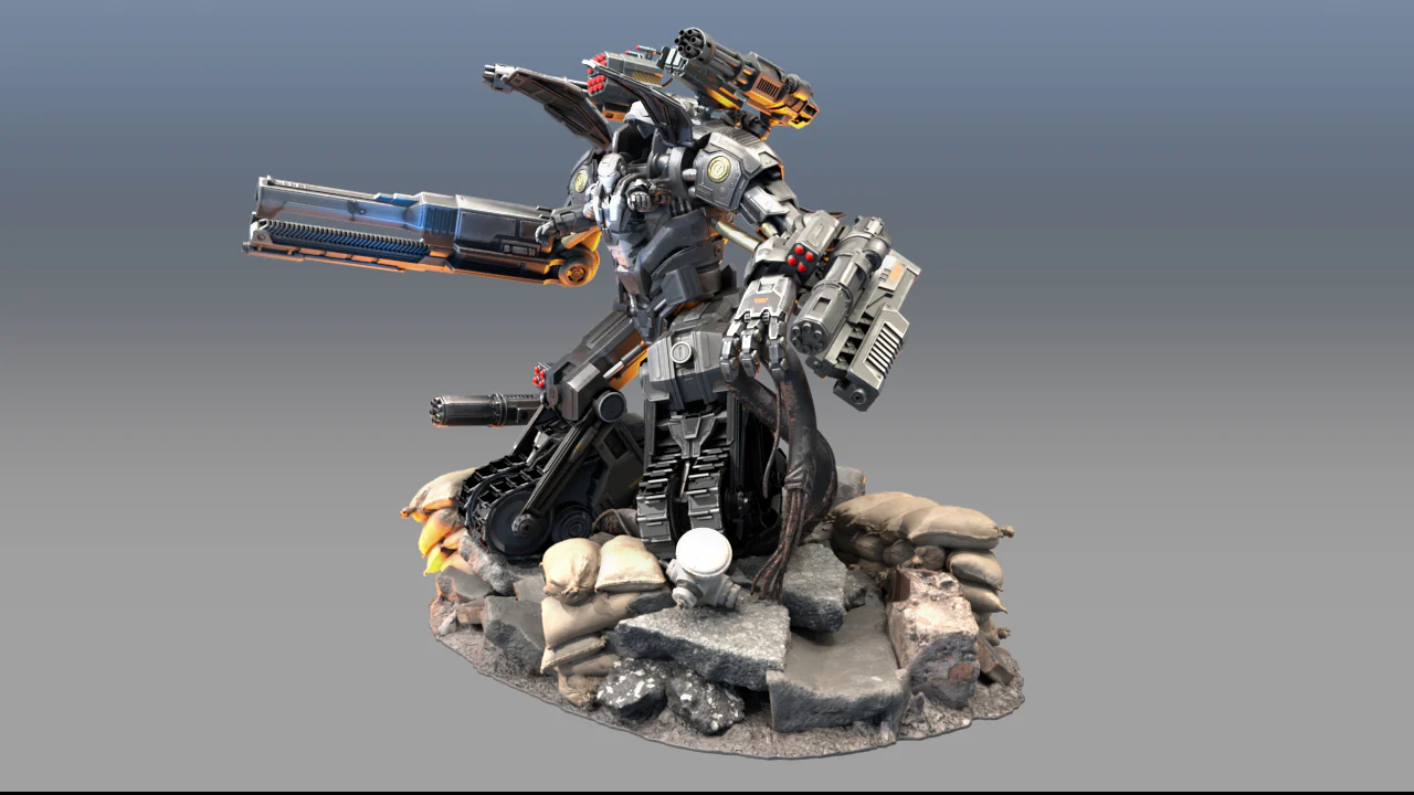 War Machine Tank STL - Image 2