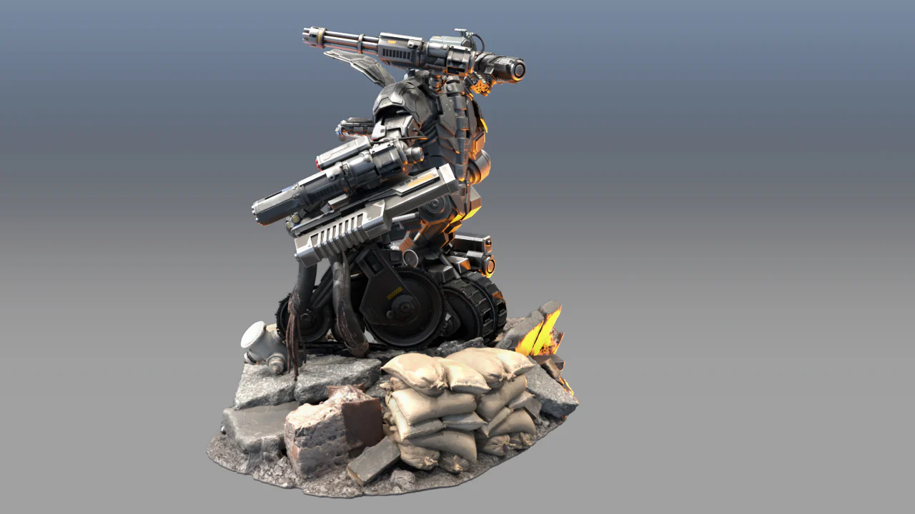 War Machine Tank STL - Image 3