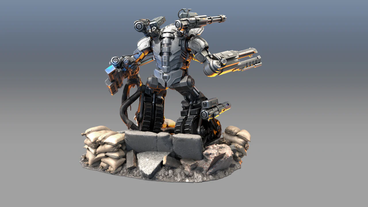 War Machine Tank STL - Image 4