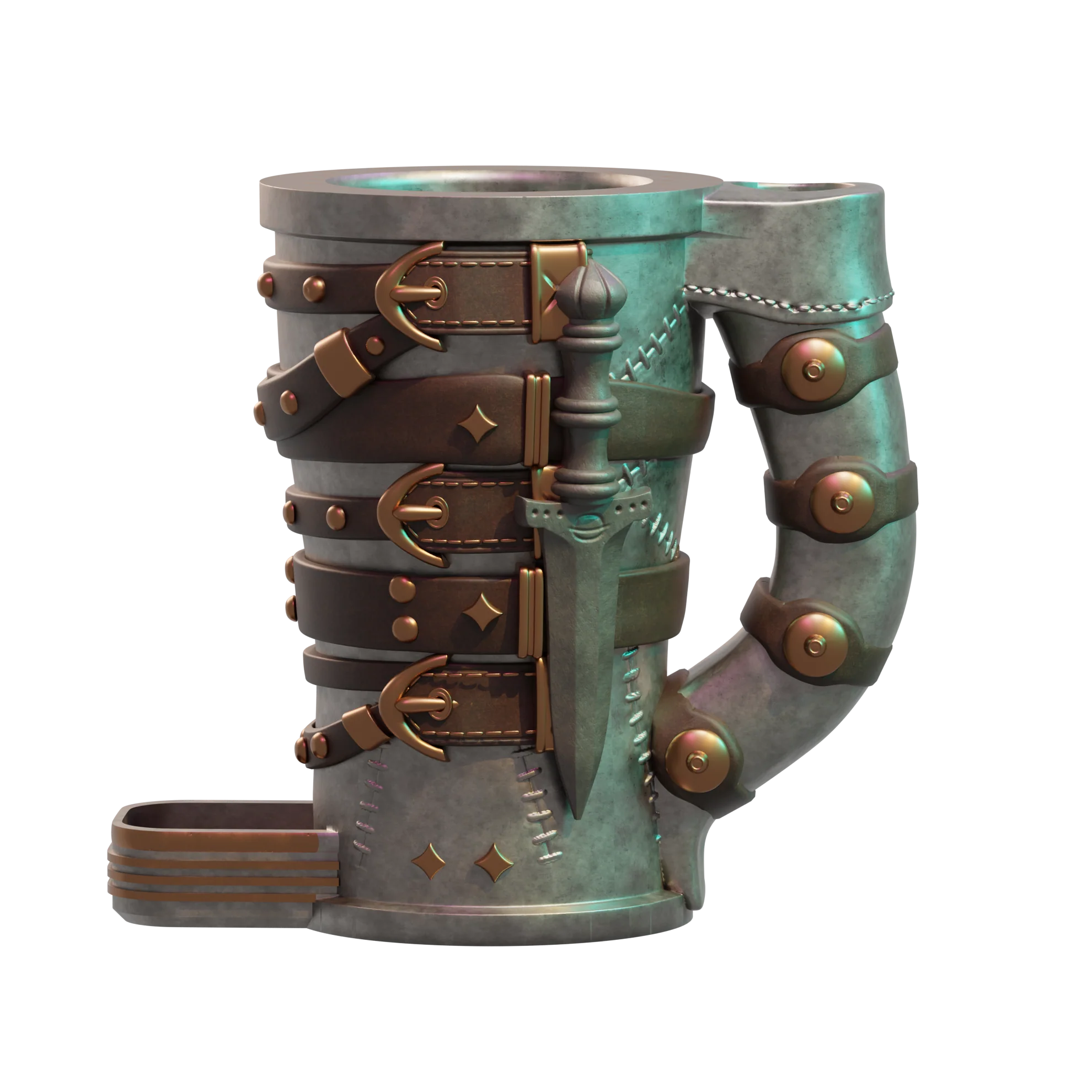 Warrior Dice Tower Mug