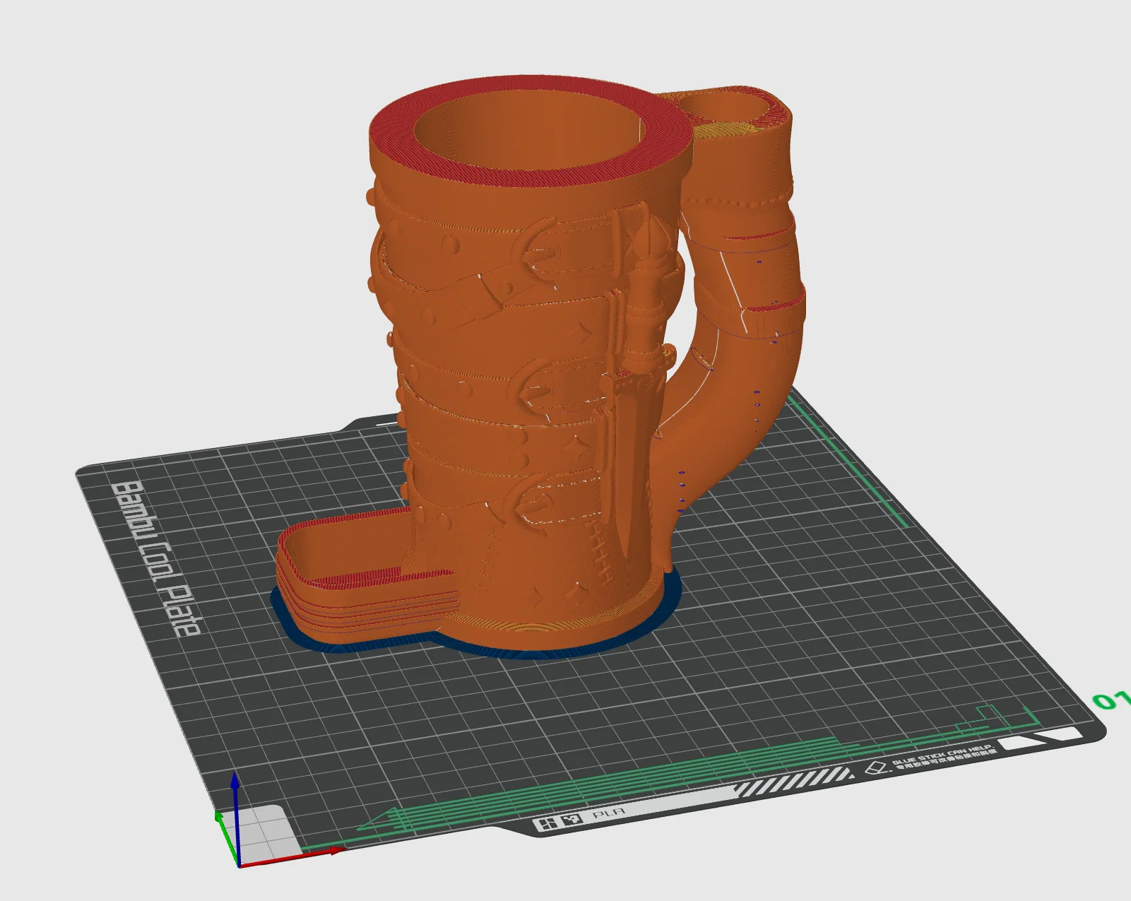 Warrior Dice Tower Mug - Image 8