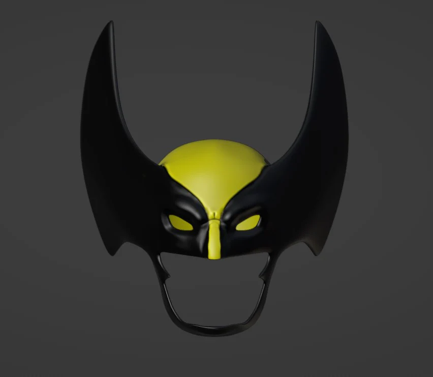 Wolverine Cowl STL Marvel vs Capcom 2 - Image 2