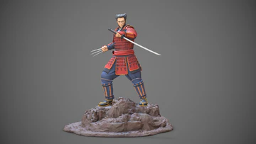 Wolverine Samurai Statue - Image 10
