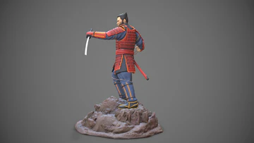 Wolverine Samurai Statue - Image 7