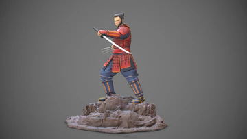 Wolverine Samurai Statue - Image 8
